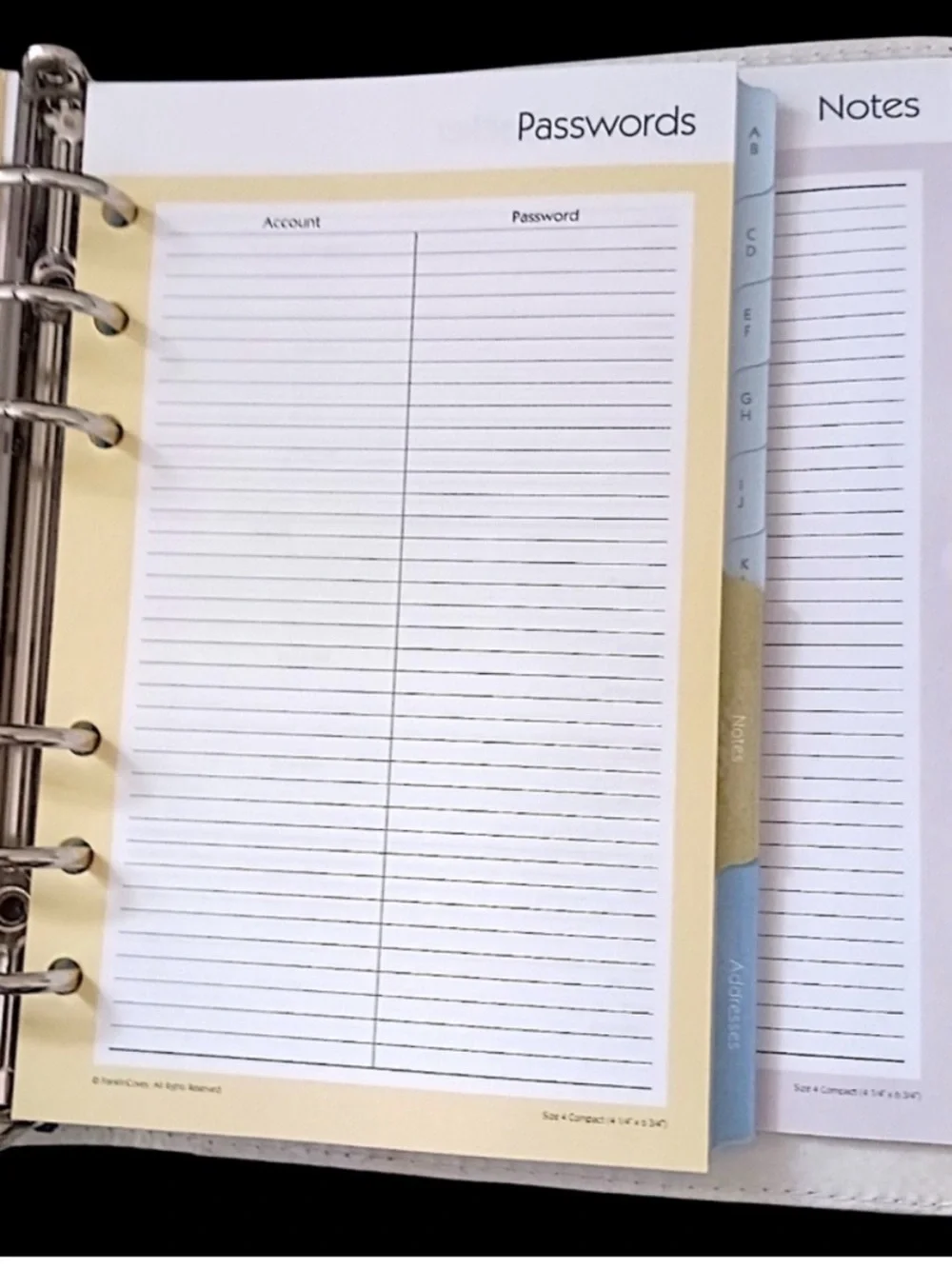 Franklin Covey Cream Quilted Faux Leather Planner Cover